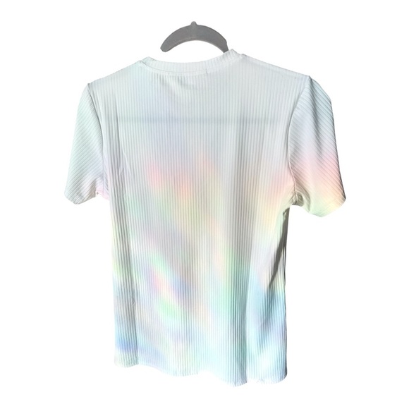 EleVen by Venus Williams Love to Love Rib Tee – White – Sizes M & L – NWT - Picture 6 of 9